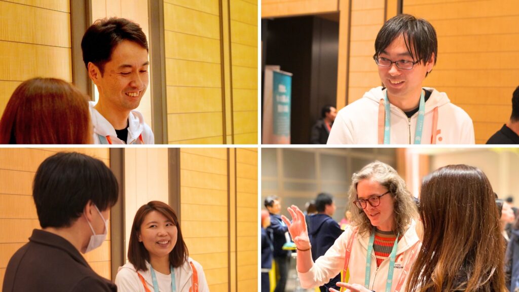 Kyoto Fusioneering's Members Explaining Kyoto Fusioneering's Business and Work Environment at Coral Startup Aquarium